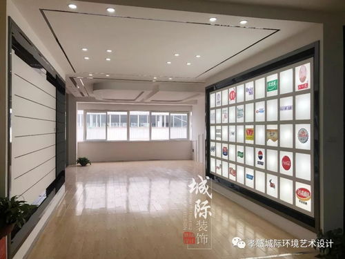 湖北家家樂食品商貿展示廳現代風格實景效果鑒賞